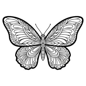 Borboleta para Colorir