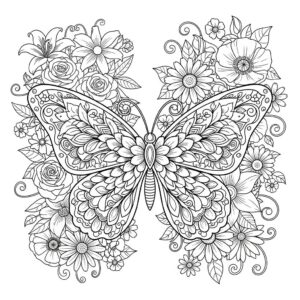 Borboleta para Colorir