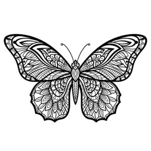Borboleta para Colorir