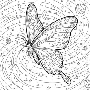 Borboleta para Colorir