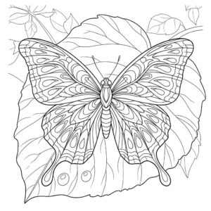 Borboleta para Colorir