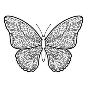 Borboleta para Colorir