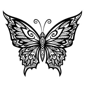 Borboleta para Colorir