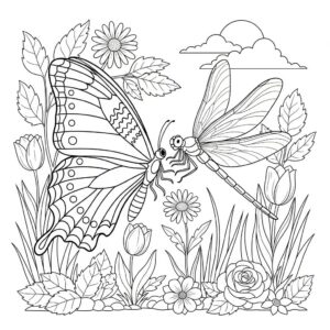 Borboleta para Colorir