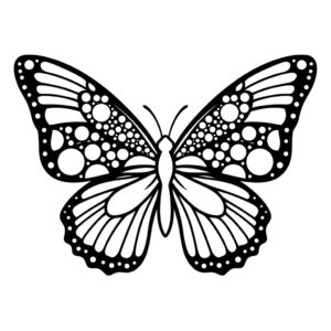 Borboleta para Colorir