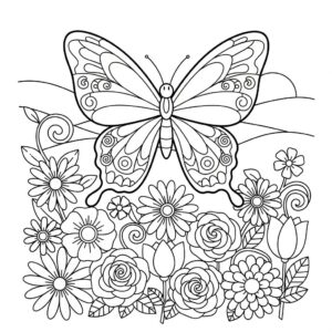 Borboleta para Colorir