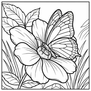 Borboleta para Colorir