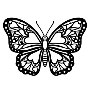 Borboleta para Colorir