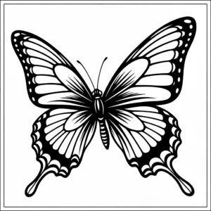 Borboleta para Colorir