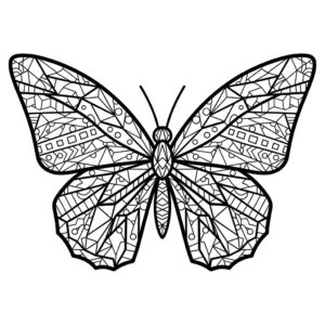 Borboleta para Colorir