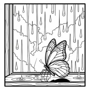 Borboleta para Colorir
