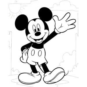 Mickey para Colorir