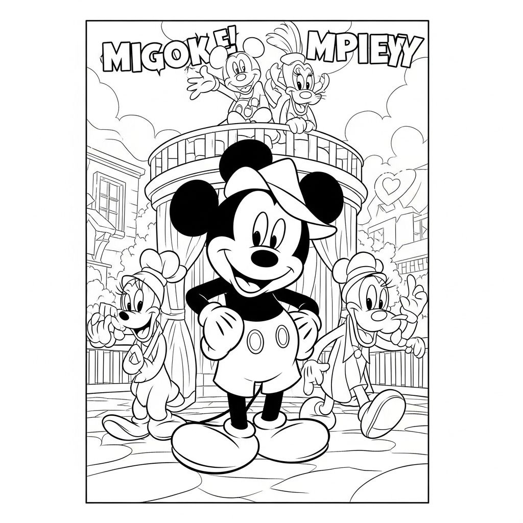 Mickey para Colorir
