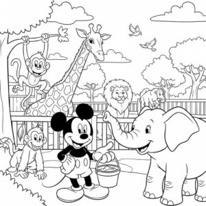 Mickey para Colorir