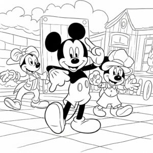 Mickey para Colorir