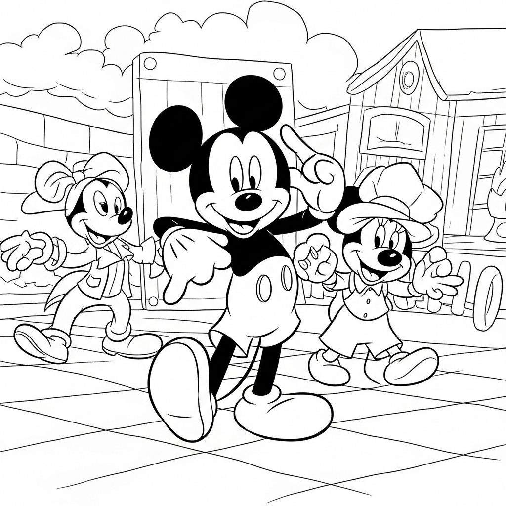 Mickey para Colorir