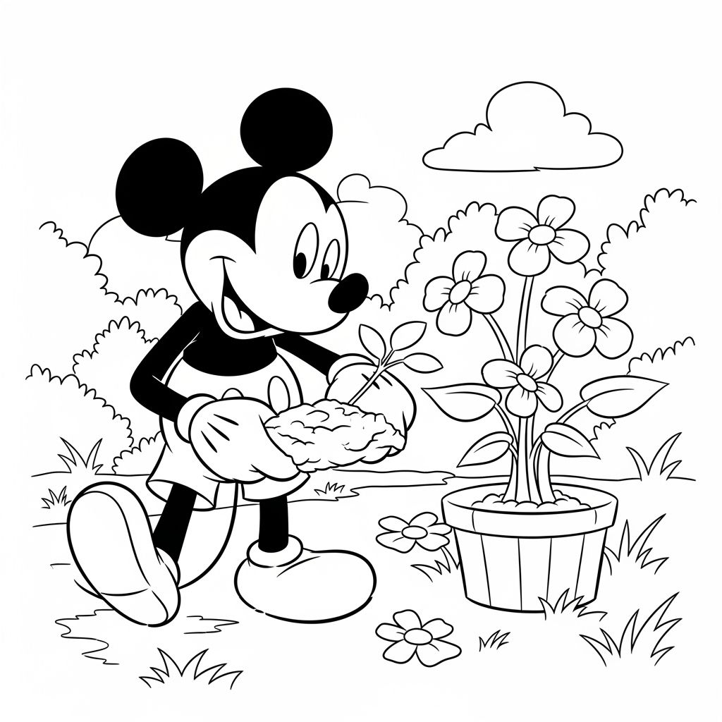 Mickey para Colorir