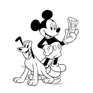 Mickey para Colorir